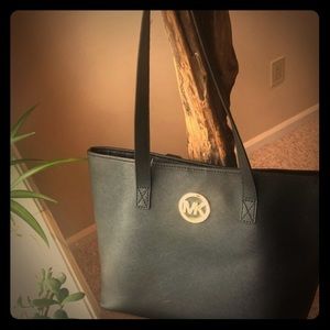 Michael Kors Leather Canvas Medium Tote Bag !